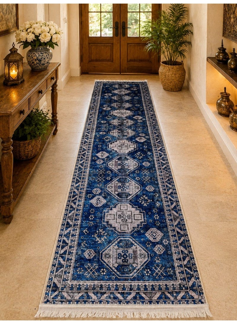 Long Hallway Runner Rug (400 x 90 cm) – Nano-ceramic finish, soft texture, and luxurious design. - Image 1