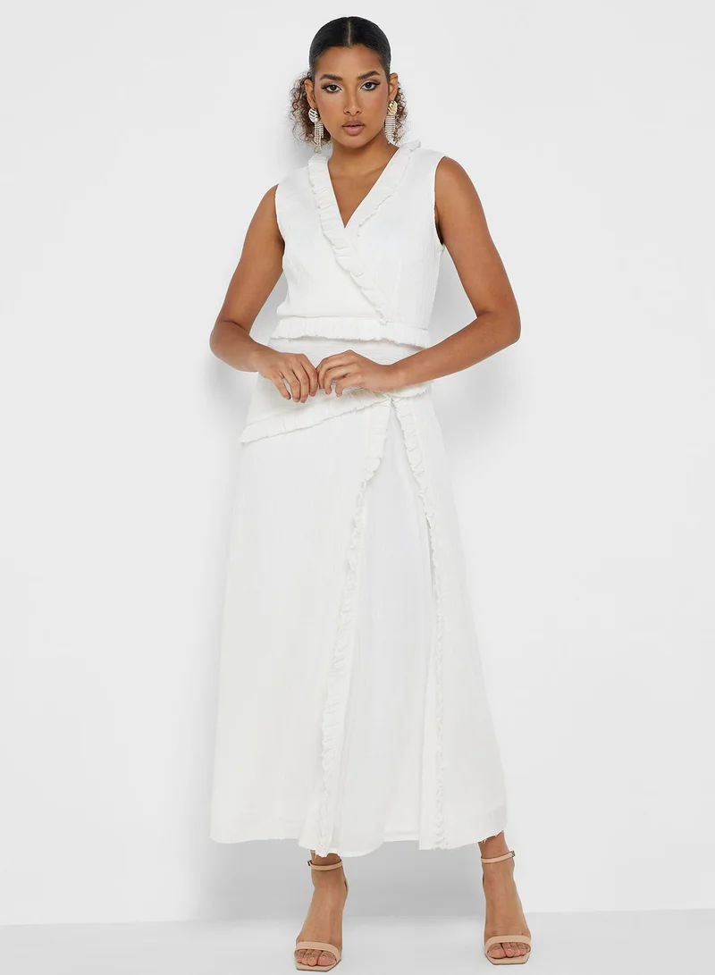 Montania Ruffled Maxi Dress