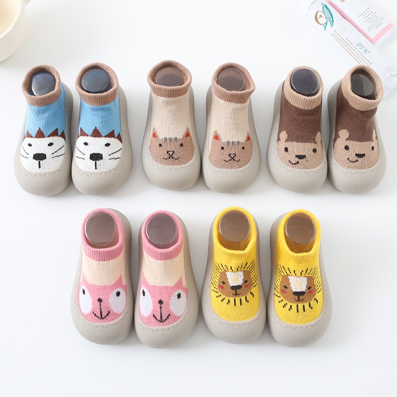 New Soft Bottom Baby Shoes Floor Socks Toddler Non-Slip Baby Shoes Home Cartoon Animal Socks Shoe Cover Feet - Image 2