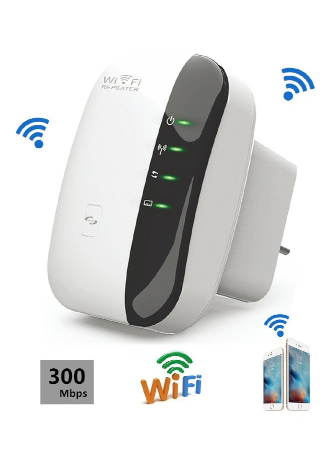 Generic - Wireless 300Mbps Wifi Router Range Extender White - Image 1
