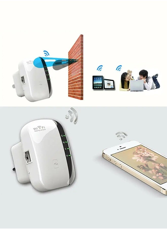 Generic - Wireless 300Mbps Wifi Router Range Extender White - Image 1