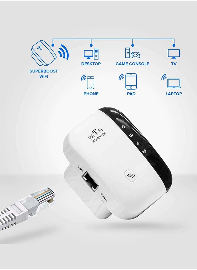 Generic - Wireless 300Mbps Wifi Router Range Extender White - Image 1