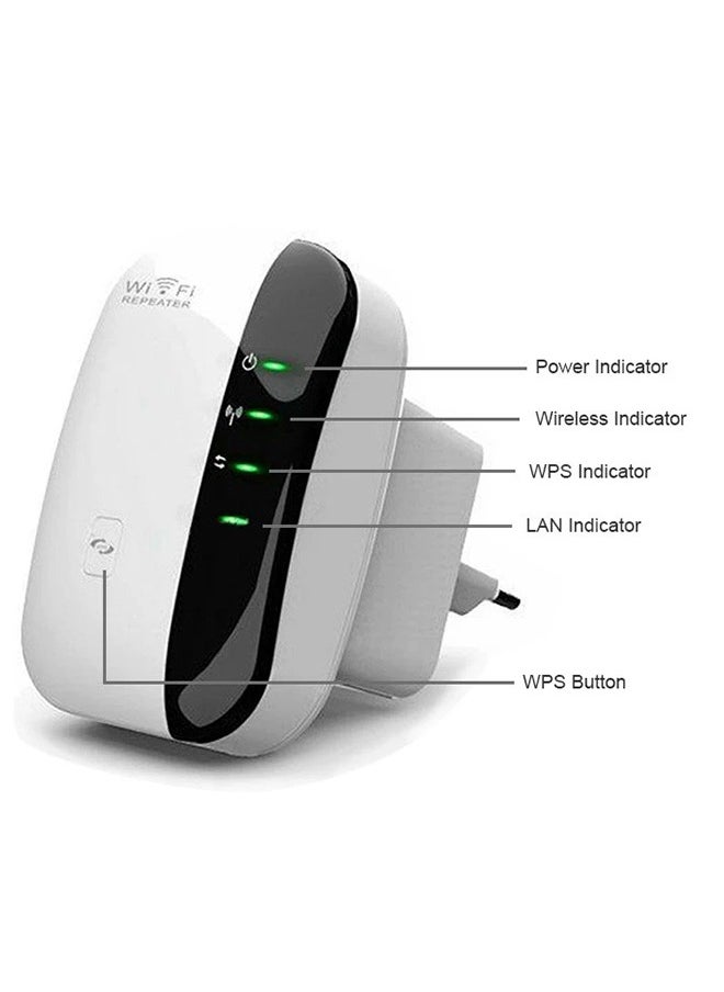 Generic - Wireless 300Mbps Wifi Router Range Extender White - Image 1