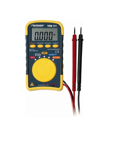 Terminator Pocket Digital Multimeter Palm Size Multi Meter TPM-111