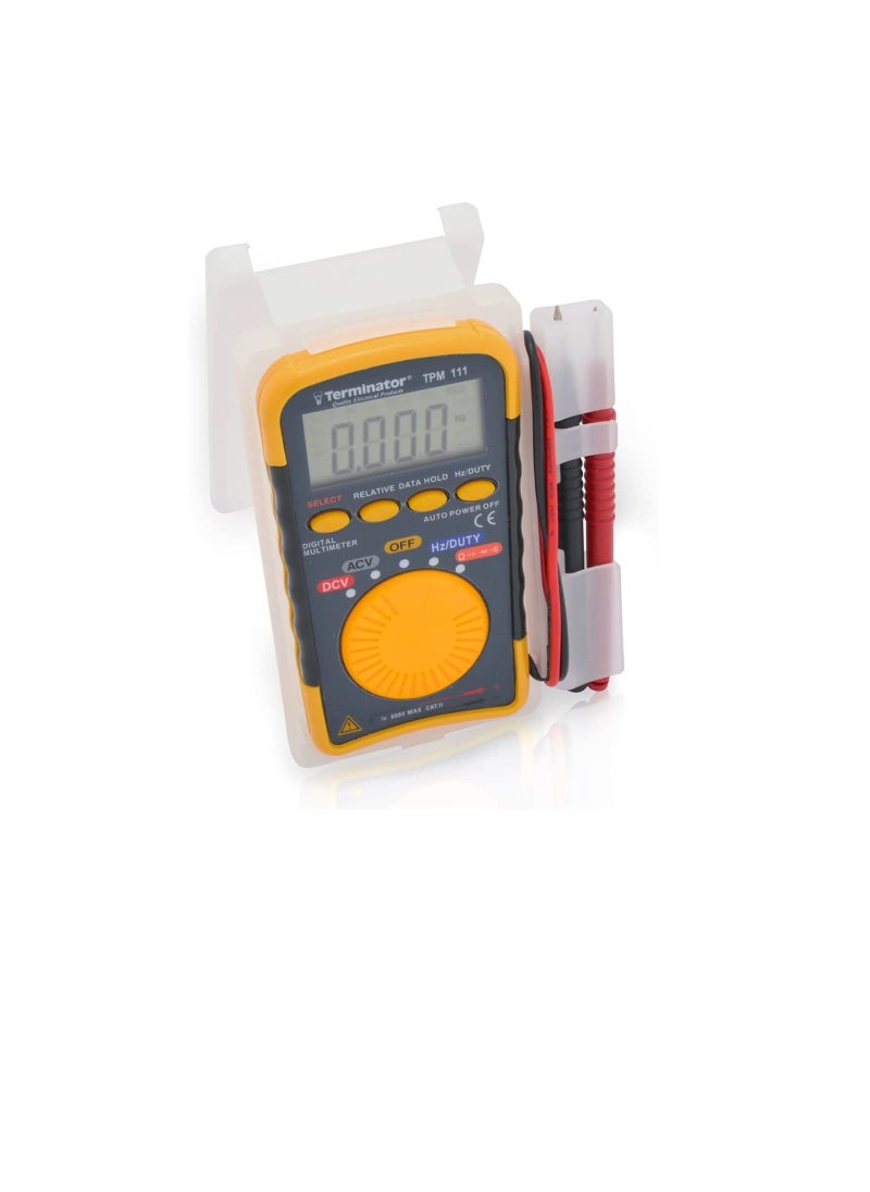 Terminator Pocket Digital Multimeter Palm Size Multi Meter TPM-111