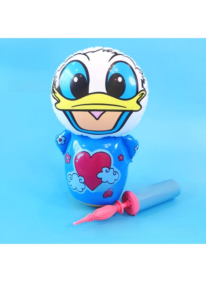 Inflatable Toys Children's Blowing Strike Column Long Stick PVC Inflatable Plastic Products Inflatable Animal Cartoon Tumbler-Color:Red Panda (36cm)  - Image 3