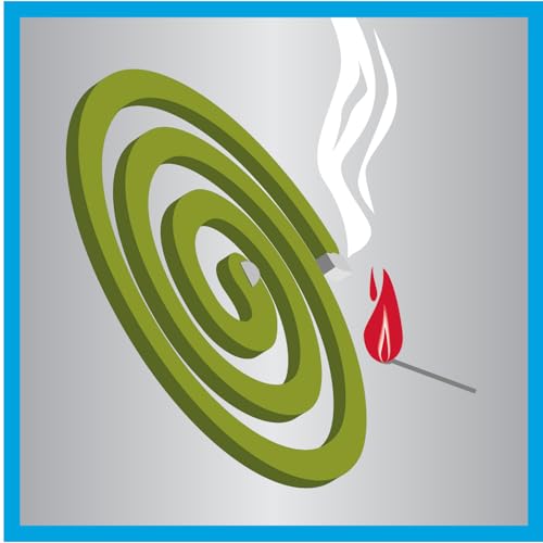 PIC لفائف طرد البعوض من بي آي سي، طارد بعوض خارجي، حماية تصل إلى 3 ساعات، تغطية لمساحة 8 أقدام، مناسبة للفناء، الشرفة، الحديقة الخلفية والاستخدام الخارجي، 40 لفافة (4 عبوات من 10)  - Image 4