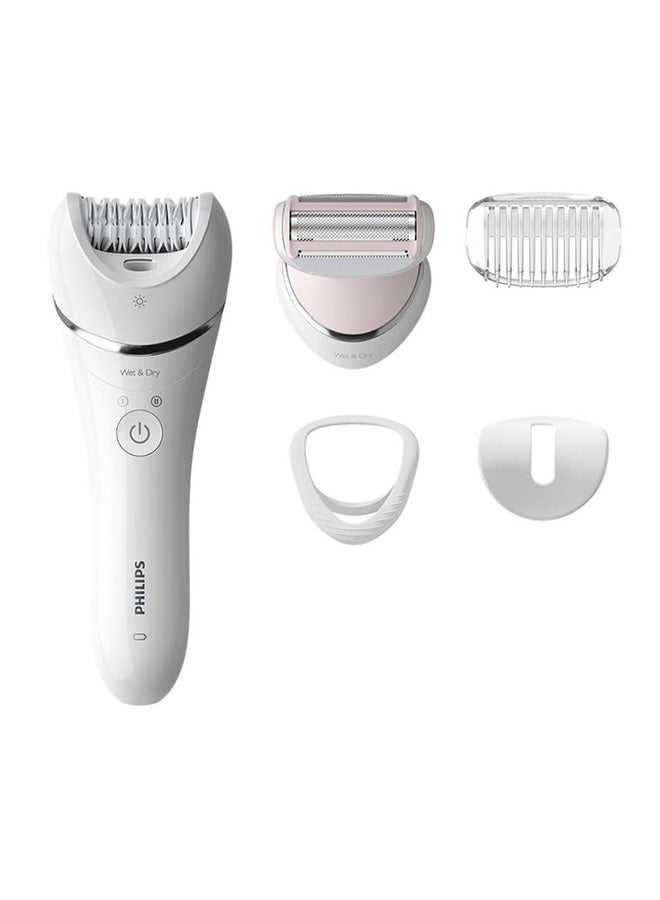 Philips BRE710/00 Cordless Wet And Dry Epilator With Accessories White - Image 1