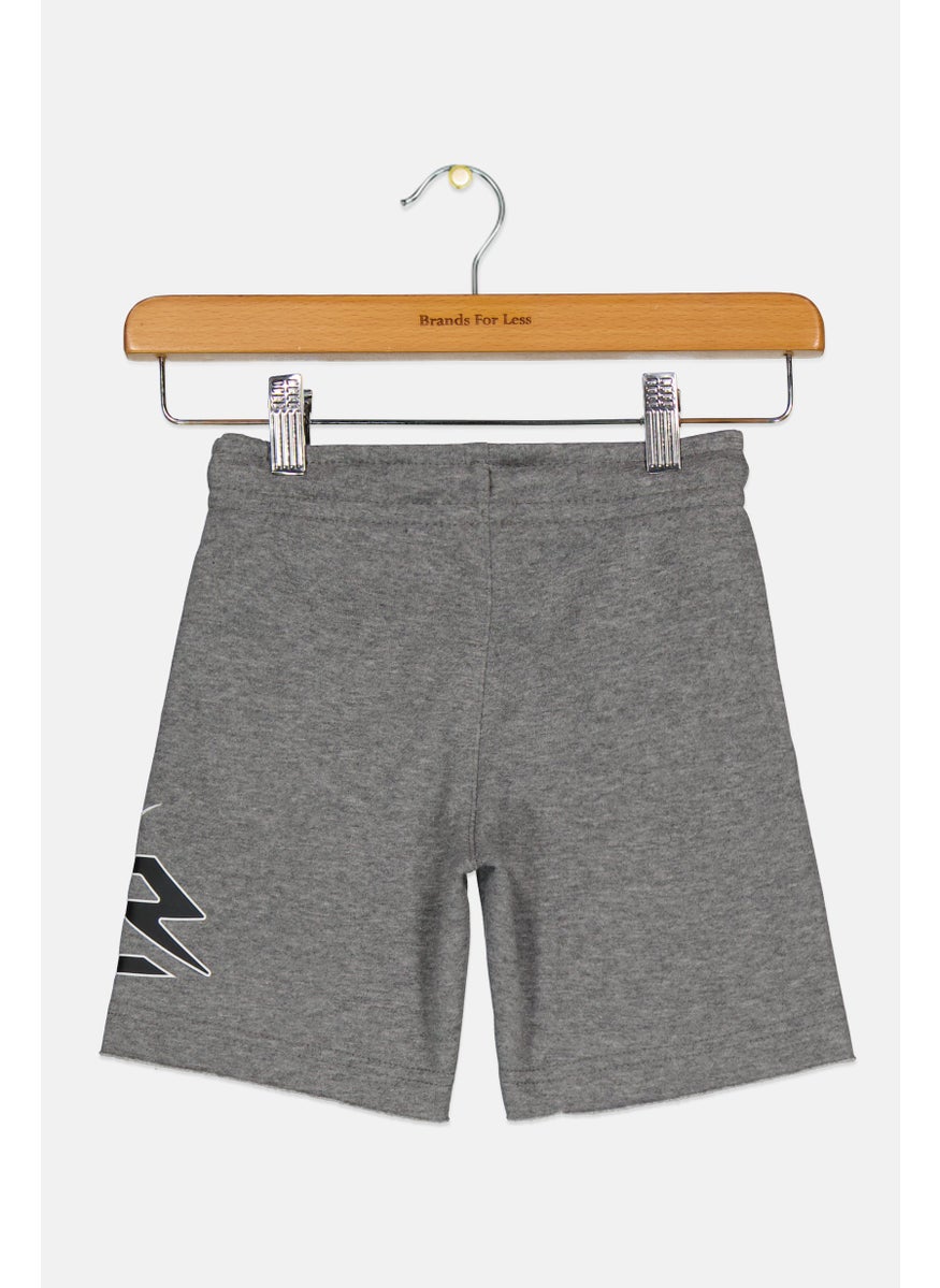 Nike 3Brand by Russell Wilson - Toddler  Boy Sportswear Fit Brand Logo Outdoor Shorts, Grey - Image 1