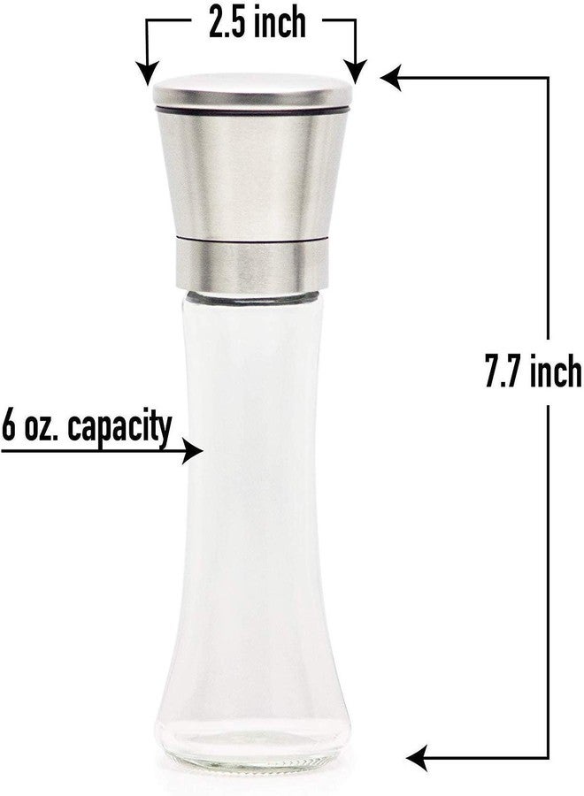 DONDA Stainless Steel Salt and Pepper Crusher/Shaker | Salt and Pepper Shakers with Adjustable Coarseness |Salt and Pepper Mills Set |Salt and Pepper Grinder (Multicolor) - Image 3