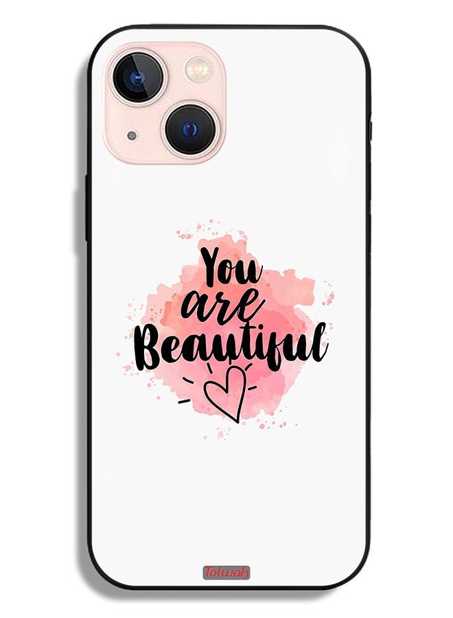 Tolwak Apple iPhone 13 mini Protective Case You Are Beautiful - Image 2