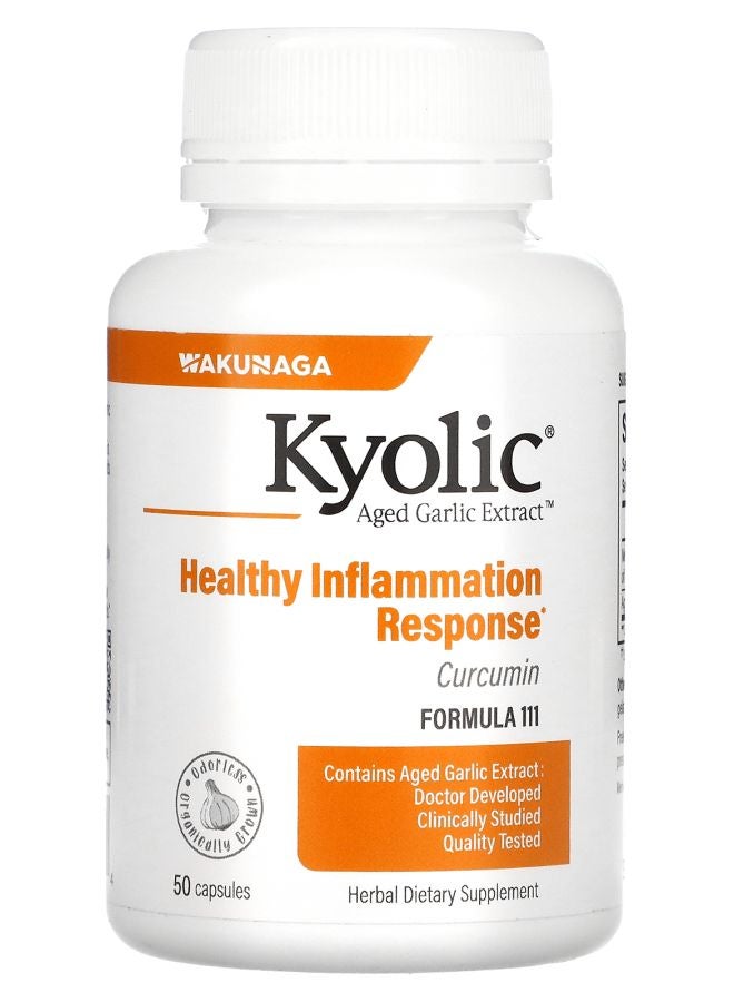 kyolic Aged Garlic Extract Curcumin 50 Capsules