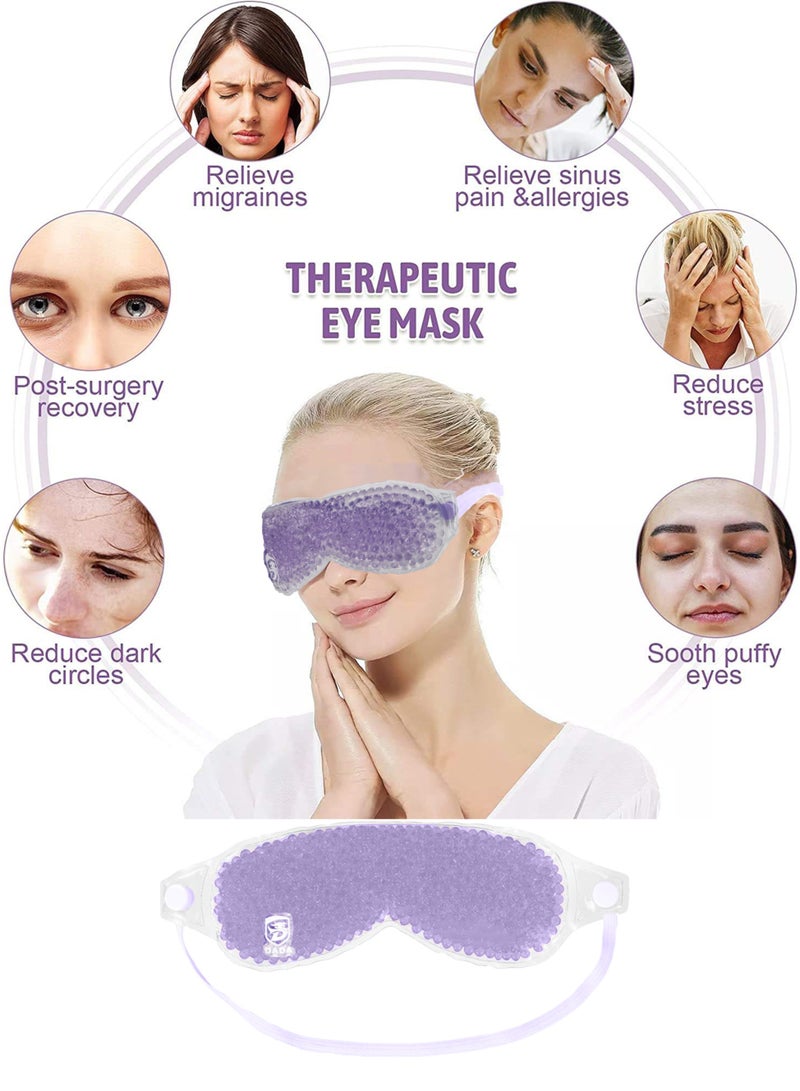 Dada Eye Mask, Eye-essential Mask with Flexible Gel Beads for Hot Cold Therapy - Image 3