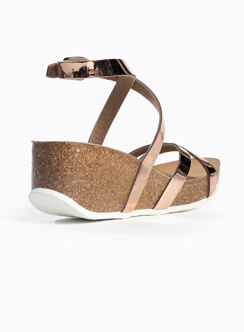 BAYTON Asteria Pink Wedge Sandals  - Image 3