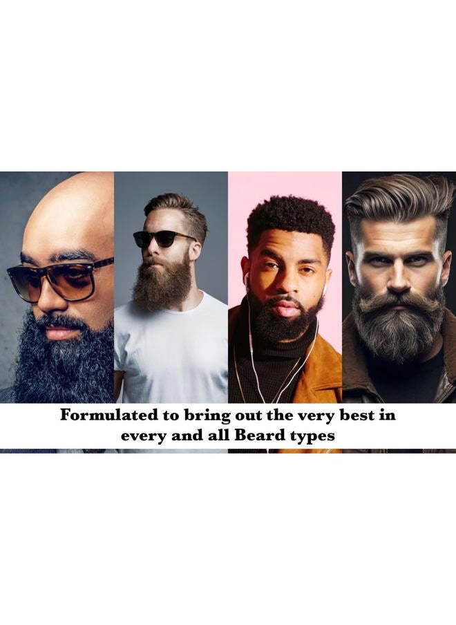 G.B.S - Men's Beard Grooming Kit - Beard Oil, Growth Serum with Biotin, Balm, Brush and Comb Gift Set - Image 1