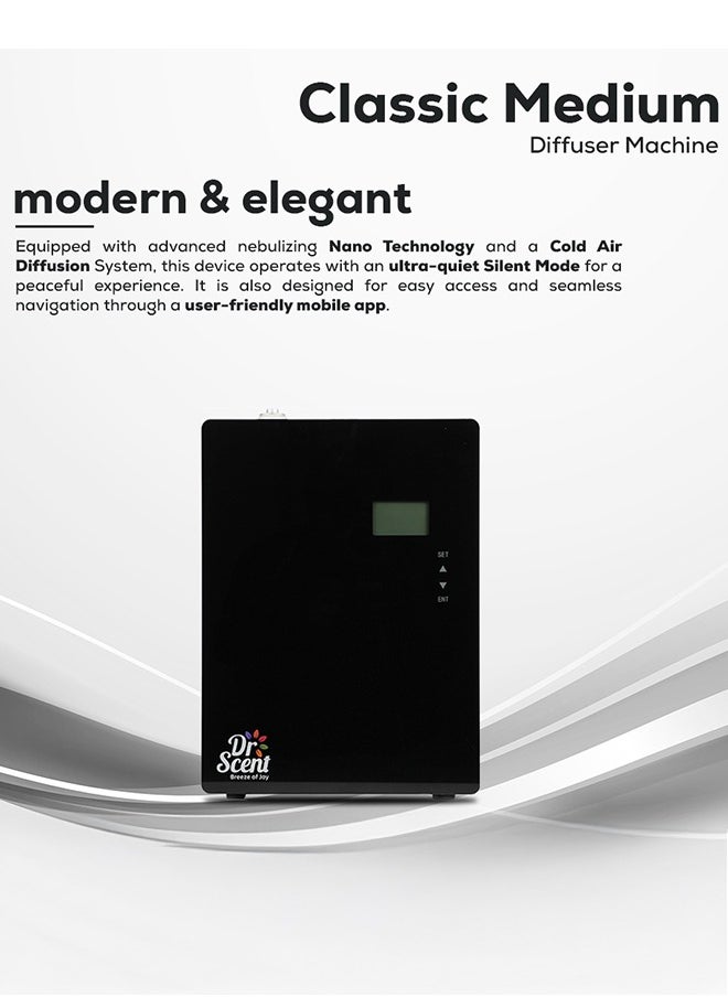 Dr Scent Dr Scent Breeze of Joy Classic Medium Diffuser Fragrance Machine (Black)  - Image 3