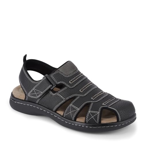 Dockers Men's Searose Fisherman Sandal, black, 10 M US - Image 1