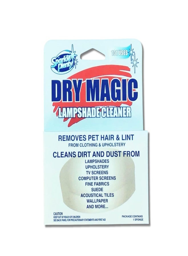 Goodscious Sparkle Plenty Dry Magic Lampshade Cleaner - Pet Hair Removal Tool for Clothes & Upholstery - Lint Trap Cleaning Tool - Dust Cleaner for Lampshades, Electronic Screen, Fabrics, Tile, Wallpaper & More - Image 1