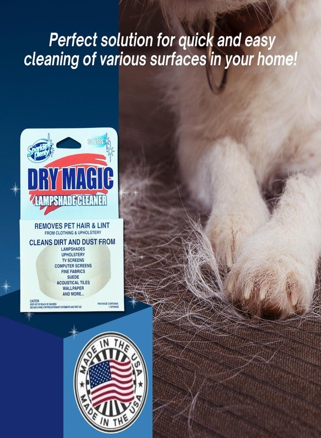 Goodscious Sparkle Plenty Dry Magic Lampshade Cleaner - Pet Hair Removal Tool for Clothes & Upholstery - Lint Trap Cleaning Tool - Dust Cleaner for Lampshades, Electronic Screen, Fabrics, Tile, Wallpaper & More - Image 3