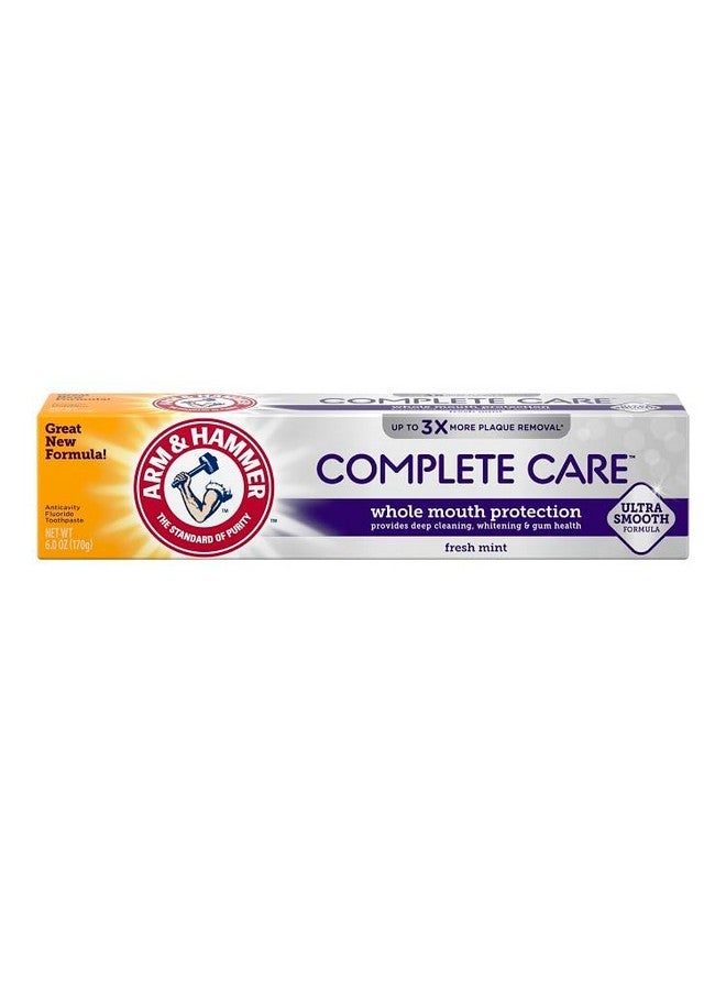 Arm & Hammer معجون أسنان ARM & HAMMER للعناية الكاملة بالفلورايد ومضاد للتسوس، بنكهة النعناع المنعش، 6 أونصة (عبوة من 3 قطع) - Image 4