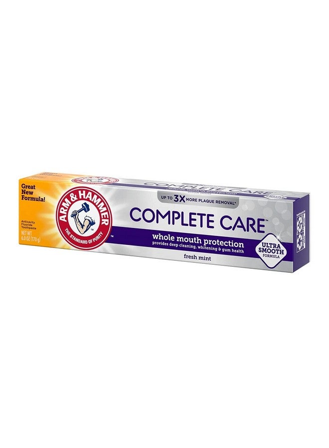 Arm & Hammer معجون أسنان ARM & HAMMER للعناية الكاملة بالفلورايد ومضاد للتسوس، بنكهة النعناع المنعش، 6 أونصة (عبوة من 3 قطع) - Image 1