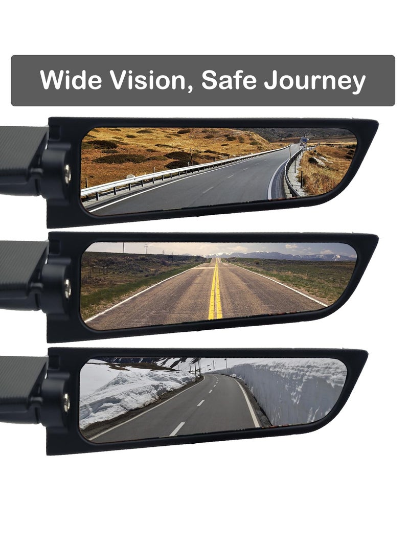VRWEARE Motorcycle Mirrors Wing Rearview Mirrors Compatible with Kawasaki Ninja 300 400 650 Honda CBR300R CBR500R CBR600RR CBR1000RR Suzuki GSXR 600 750 Yamaha R15 R25 YZF600R - Image 5