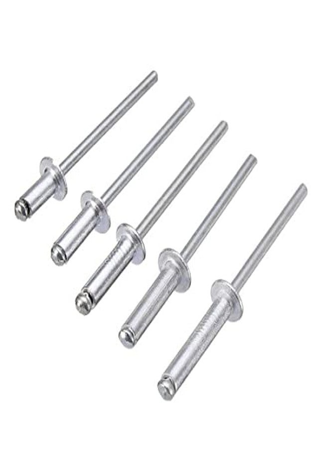 RKGD 4mm x 12mm (5/32" X 1/2") Aluminium Blind (POP) Rivet Metal Rivets for Riveting (Pack of 100 Pcs) - Image 3