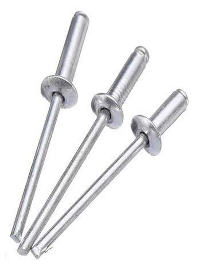 RKGD 4mm x 12mm (5/32" X 1/2") Aluminium Blind (POP) Rivet Metal Rivets for Riveting (Pack of 100 Pcs) - Image 1