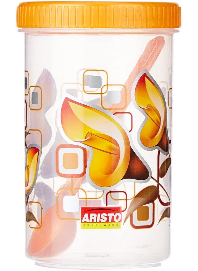 Aristo حاوية تخزين محكمة الإغلاق Aristo Storewell104 للمطبخ، جرة بلاستيكية لتخزين التوابل، الوجبات الخفيفة، الحبوب، العدس - 720 مل (طقم 2 قطعة) - Image 3