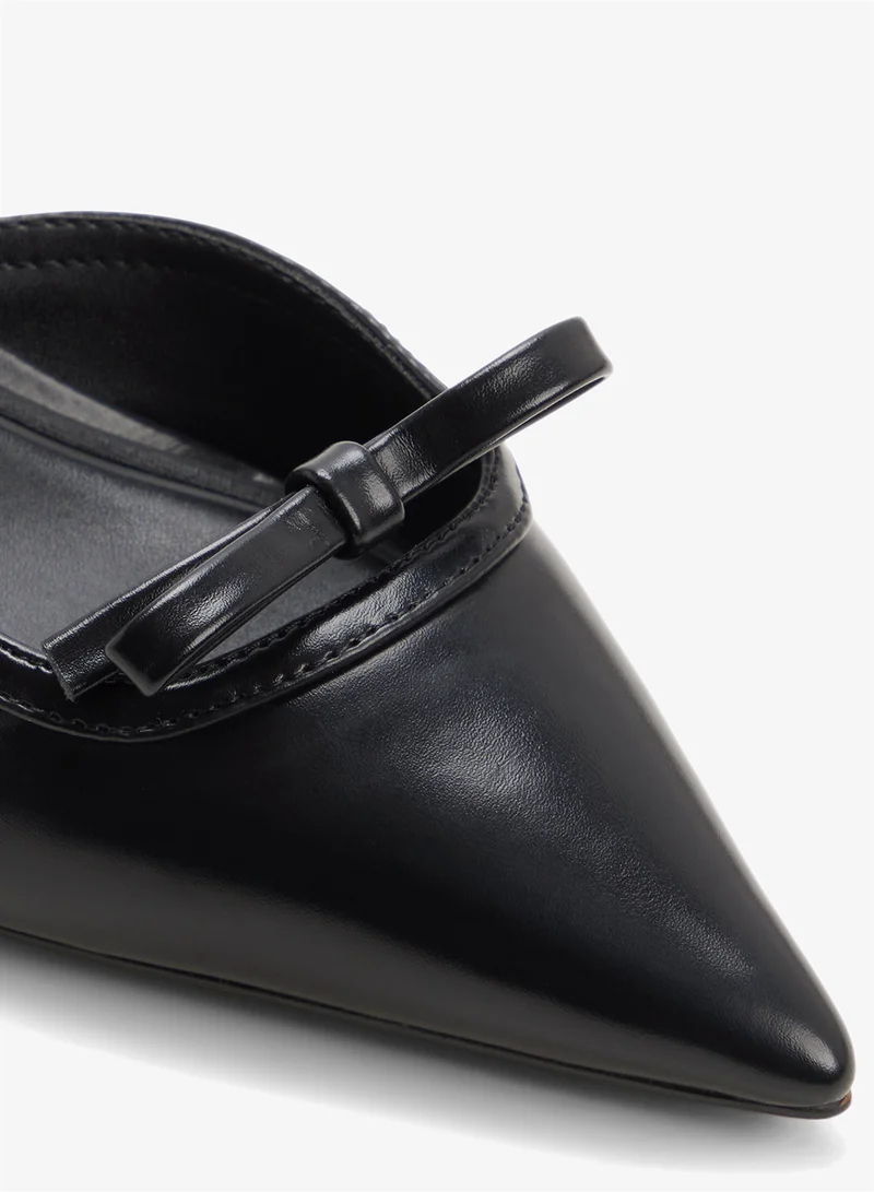 Aldo BLACK Philipa Slingback Heeled Pumps for Women | Best Price UAE
