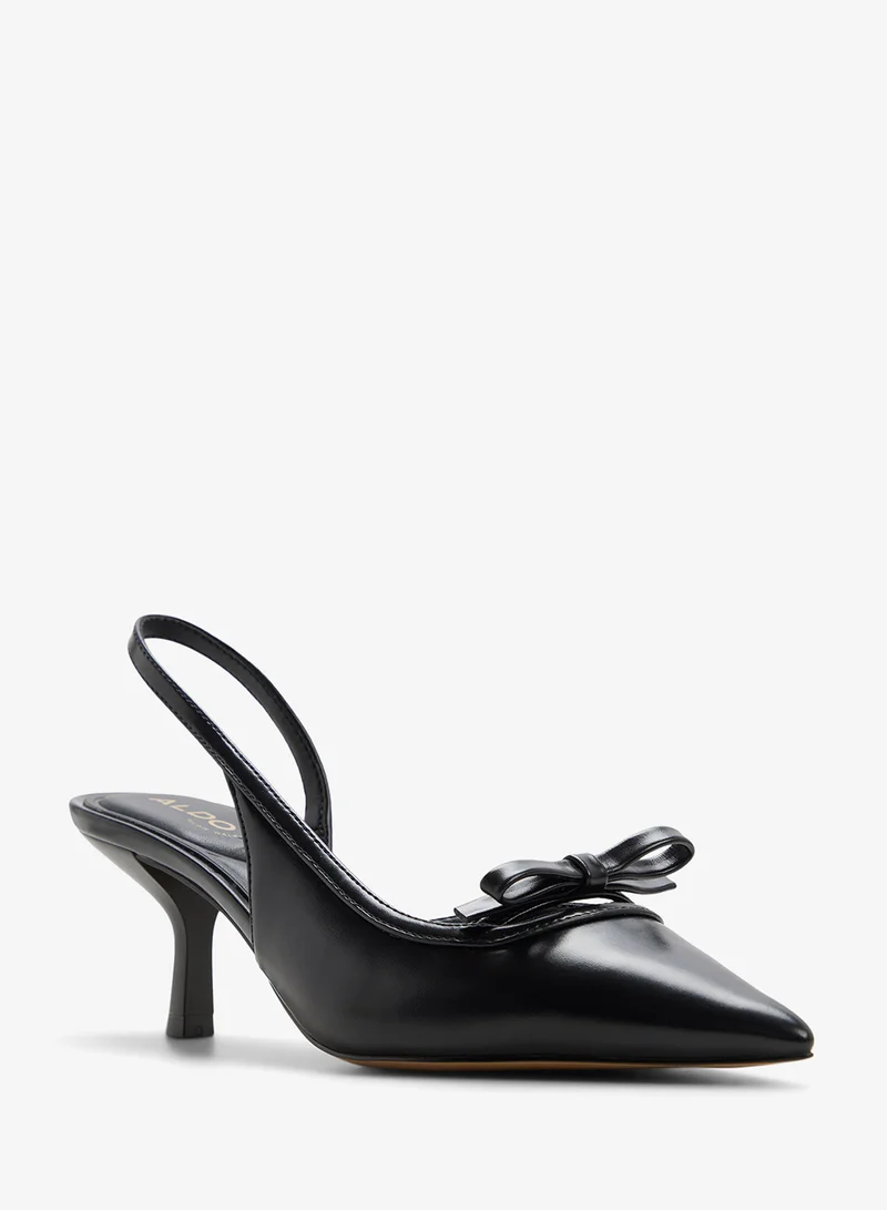 Aldo BLACK Philipa Slingback Heeled Pumps for Women | Best Price UAE