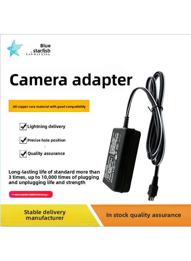 Applicable To For Sony Camera Power Adapter AC-L200C L20 L25B Camera Charger Adapter-Color:Black-Specifications:Australian Regulations