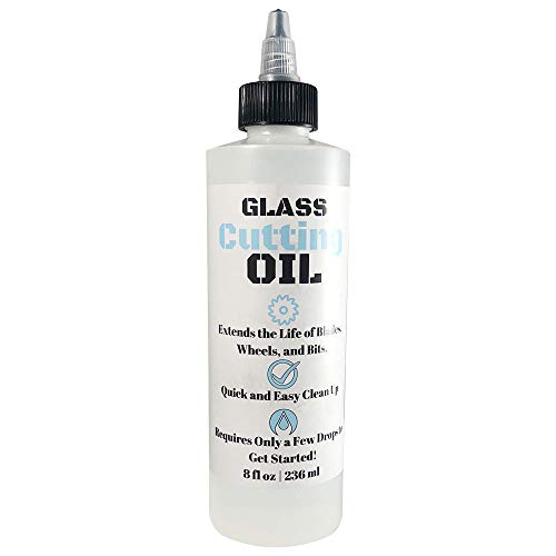 UniKitchen Premium Glass Cutting Oil (8 oz) Specially Formulated for Use with Any Glass Cutter Tool - Glass Cutter Oil for Glass Drill Bit, Mirror Cutting Tool, Tile Cutter & Glass Cutting Tools - Image 4