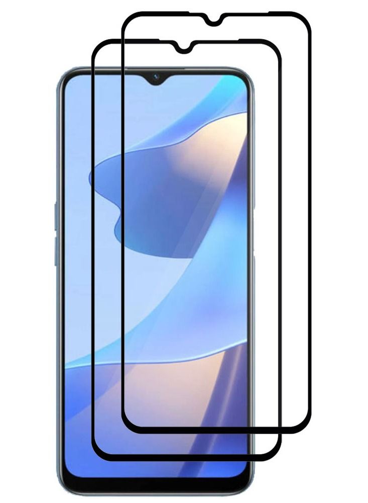 CATANES 2 Pack For Oppo A54s Screen Protector Tempered Glass Full Glue Back - Image 2