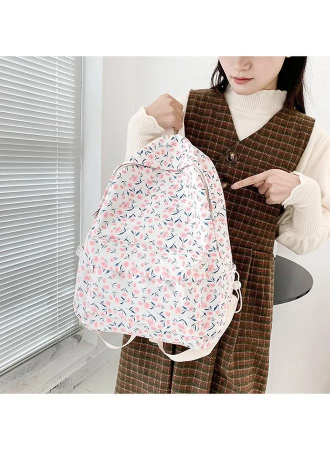 Take Two Floral Print Polyester Backpack