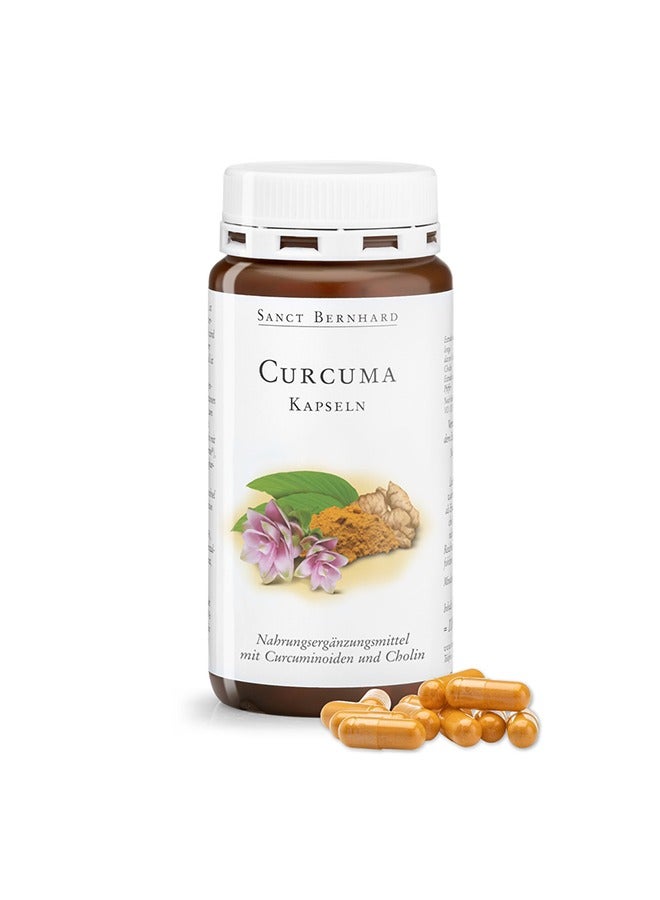 Sanct Bernhard Turmeric – Supports Joint Health & Anti-Inflammatory Benefits – 180 Capsules – Made in Germany , June 2026 - Image 1