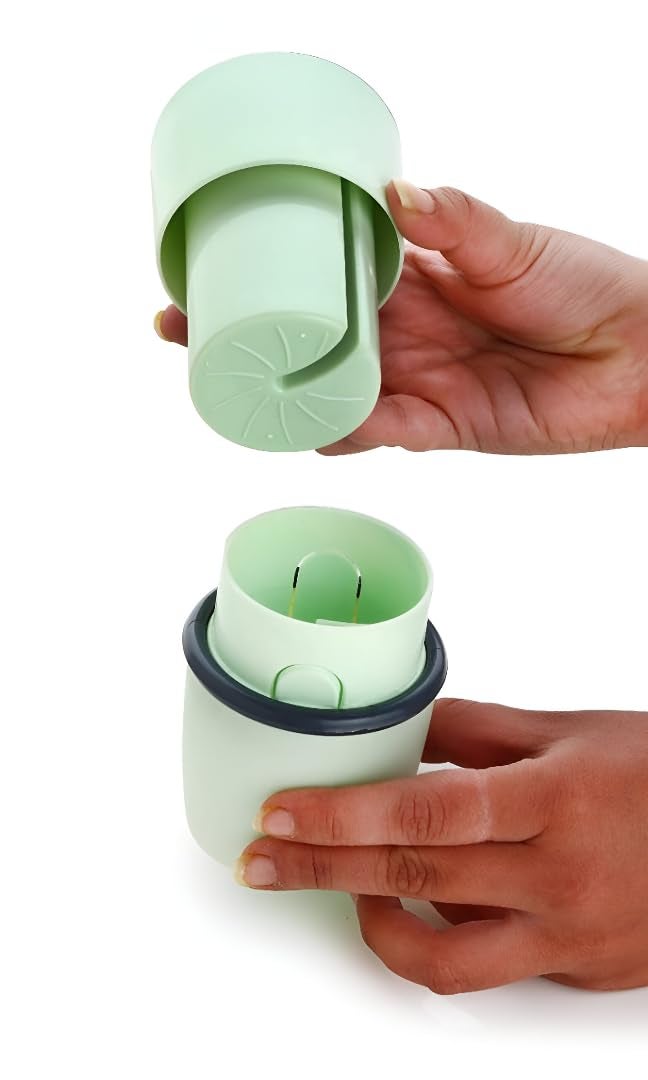 MeeTo Dry Fruit Cutter, Dryfruits Slicer Choppers, Pepper Grinder with 3 in 1 Blade for Almonds, Cashews, Spices etc. Multipurpose Uses Kitchen Accessories (May Vary Colour) (Pack of 1) - Image 2