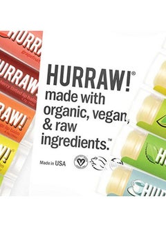 Hurraw! Grapefruit Ginger Eucalyptus (Kapha) Lip Balm 2 Pack: Organic Certified Vegan Cruelty And Gluten Free. Nongmo 100% Natural Ingredients. Bee Shea Soy And Palm Free. Made In Usa  - Image 5