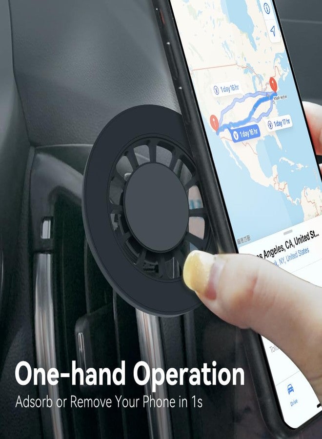 BEERTE Fits MagSafe Car Mount Fit for Chevrolet Equinox 2018-2024 Hands Free Magnetic Phone Holder for Car Vent 360° Rotation Car Phone Mount Fit for iPhone 15 14 13 12 Series MagSafe Case All Phones - Image 5