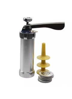Get the Jumbo Petit Four Maker for effortless and professional pastry making!  It includes 13 shapes + 8 nozzles + a high-quality press with various forming tips. Designed for easy use with an ergonomic handle for smooth pressing. Plus, it's easy to assemble and clean, making it the perfect choice for homemade dessert lovers.