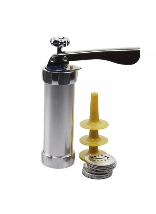 Generic - Get the Jumbo Petit Four Maker for effortless and professional pastry making!  It includes 13 shapes + 8 nozzles + a high-quality press with various forming tips. Designed for easy use with an ergonomic handle for smooth pressing. Plus, it's easy to assemble and clean, making it the perfect choice for homemade dessert lovers. - Image 1