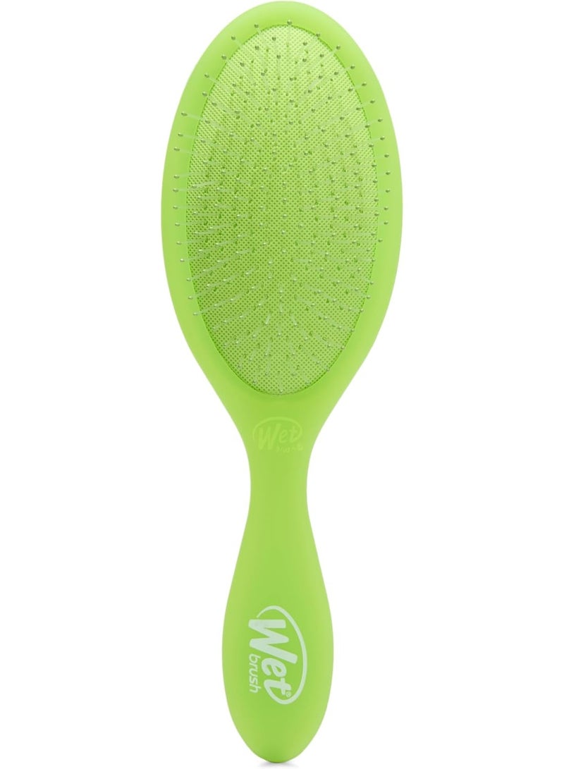 Wet Brush Original Detangler Hair Brush – IntelliFlex Bristles for All Hair Types – Wet & Dry Use - Lime Green - Image 1