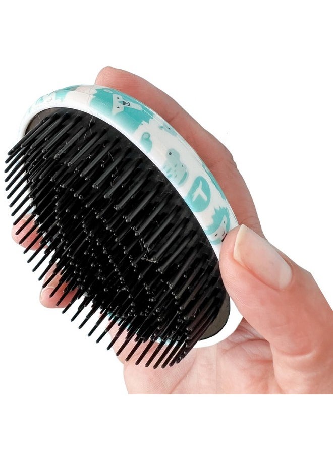 T is for Tame T is for Tame - Detangling Brush for Toddlers & Kids, Mini Detangler Brush Tames Knots W/Out Tears or Tantrums, Perfect Size & Shape for Kids Hands, Developed by Mom of Twins (1 Single Brush)  - Image 1