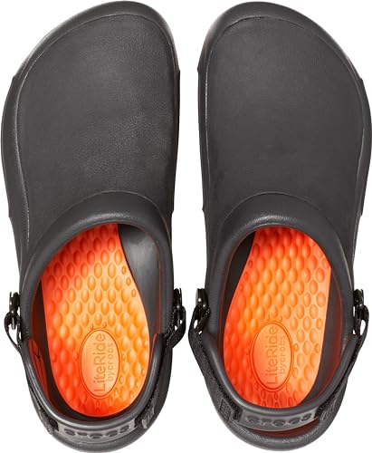 Crocs Unisex-Adult Bistro Pro LiteRide Clog, Slip Resistant Work Shoes, Black, 11 Men/13 Women - Image 4