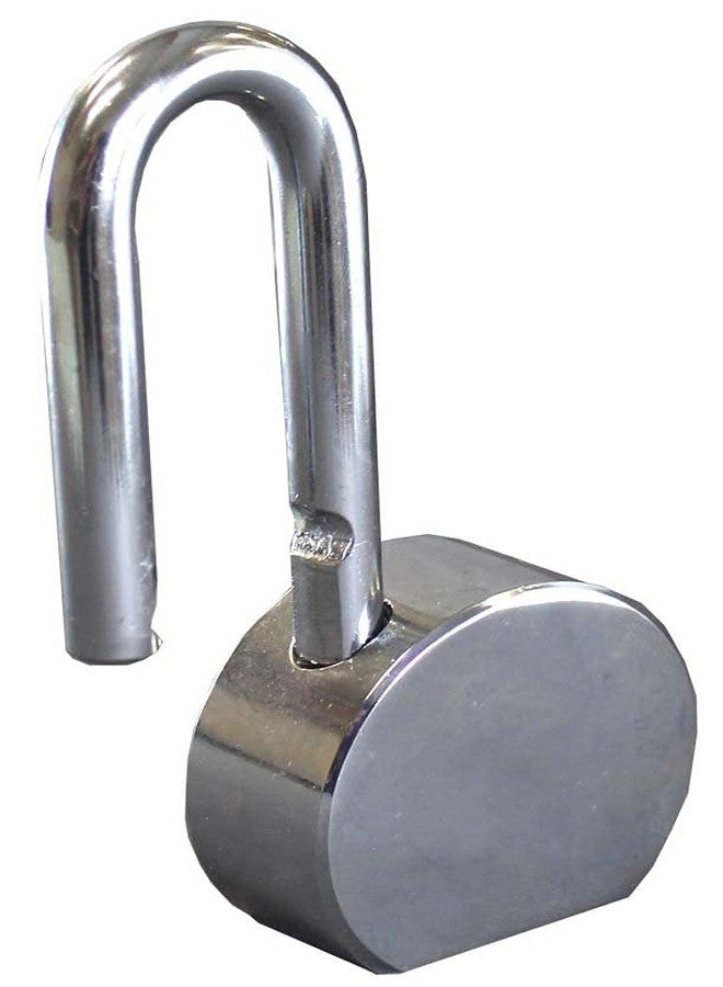 SAFEGUARD Heavy-Duty Gate Padlock | 3" (7.6 cm) Long-Shank | Superior Chrome Plating & Hardened Steel Shackle | Comes with 3 Keys | Ideal for Robust Gate Security & Securing Valuables - Image 4