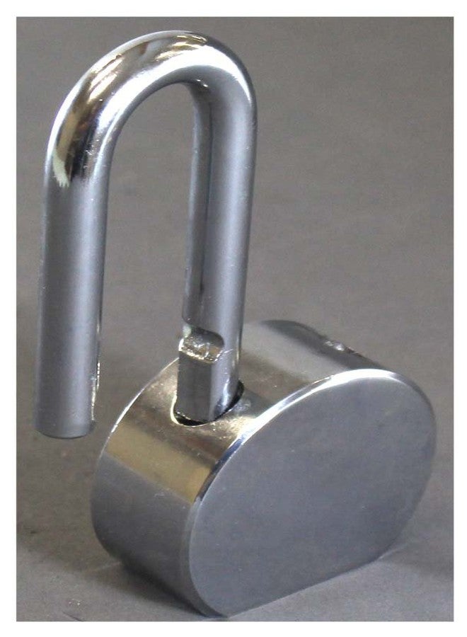 SAFEGUARD Heavy-Duty Gate Padlock | 3" (7.6 cm) Long-Shank | Superior Chrome Plating & Hardened Steel Shackle | Comes with 3 Keys | Ideal for Robust Gate Security & Securing Valuables - Image 3