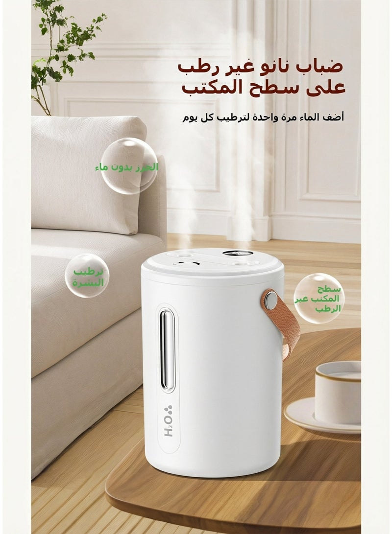 cas:pace 1L Large Capacity Quiet Aromatherapy Humidifier | Suitable for Mothers and Babies | Dual-Nozzle Nano-Mist Air Humidifier | Ideal for Bedrooms, Living Rooms, and Offices - Image 4