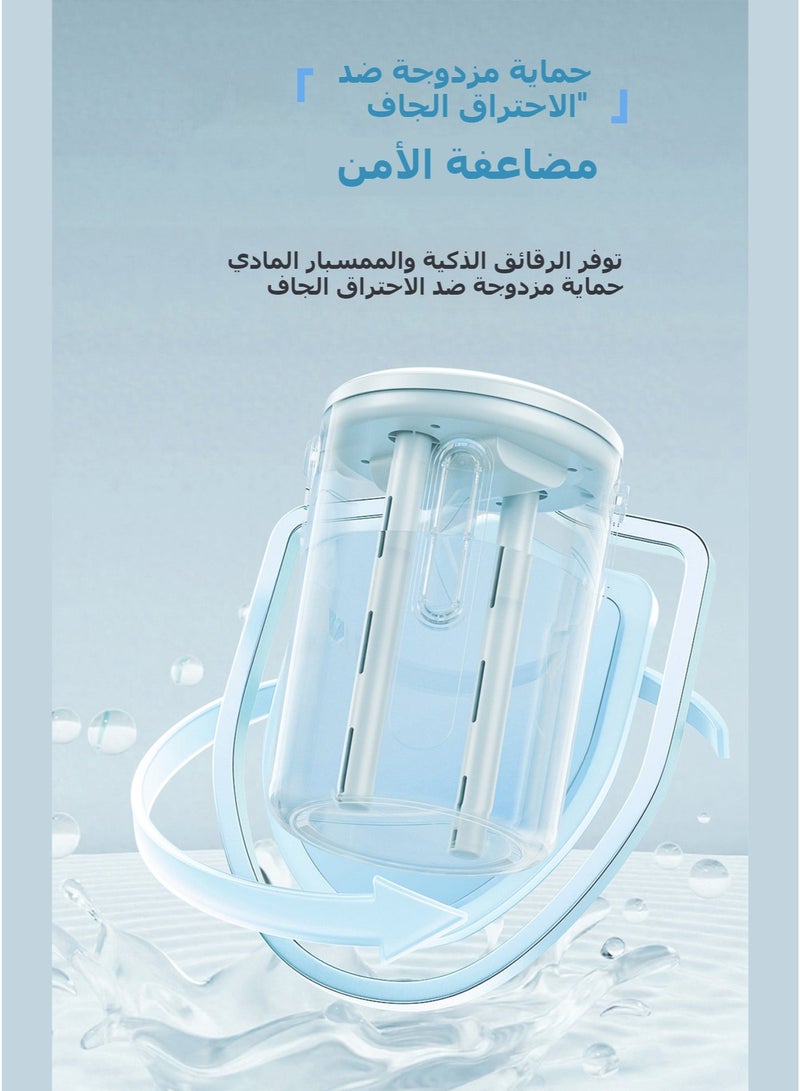 cas:pace 1L Large Capacity Quiet Aromatherapy Humidifier | Suitable for Mothers and Babies | Dual-Nozzle Nano-Mist Air Humidifier | Ideal for Bedrooms, Living Rooms, and Offices - Image 2