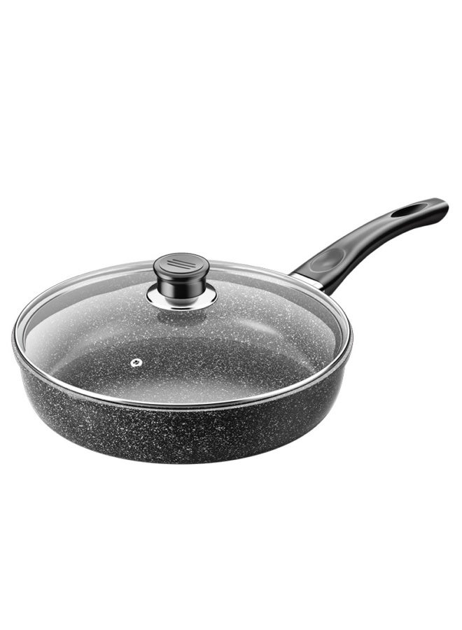 NeeMee Non-stick stone frying pan, home-use flat-bottom pan, compatible with all stoves, pancake pan, potsticker pan, flat pan - Image 1