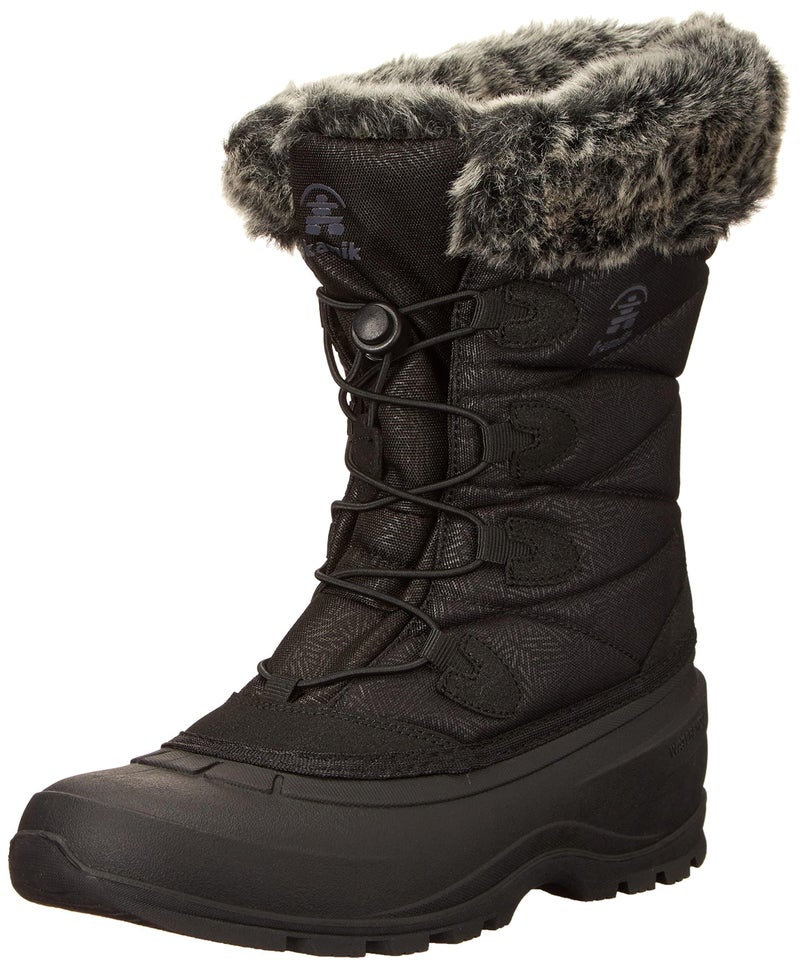 Kamik Momentum 3 Insulated Snow Boots - Waterproof Boots for Women - Thermal Insulation & Traction for Women's Winter Shoes, Black - 5 - Image 1